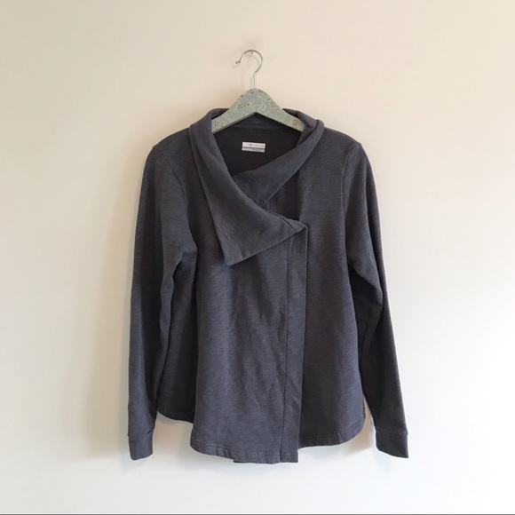 Columbia Tops - CYBER MONDAY Columbia | Gray Wrap Sweatshirt